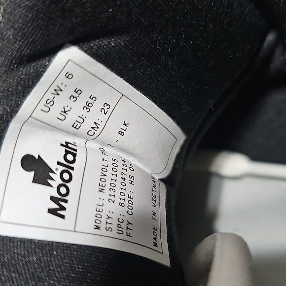 Moolah Neovolt Pro V2 Athletic Shoes - Black and White New Size 6 - Picture 10 of 13